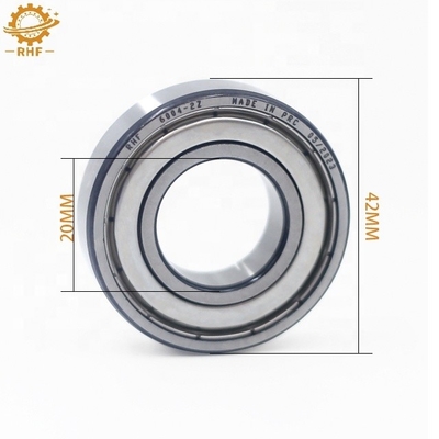 P5 GCr15 acier chrome 6004 roulement à bille à rainures profondes 20*42*12 mm avec joints 2RS ZZ RS