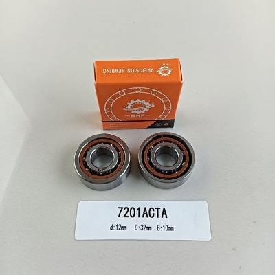 Rating de précision non séparé P0 P2 P4 P5 P6 7201AC roulement à billes de contact angulaire 12*32*10 mm