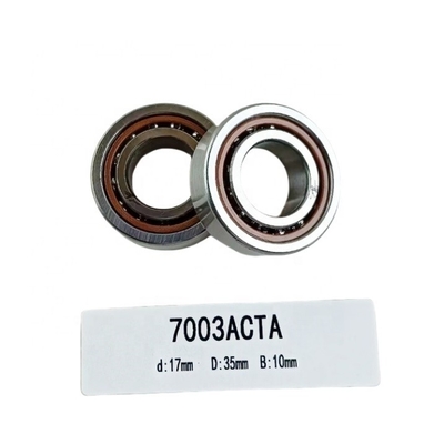 Rameau à billes 7003AC Structure de contact angulaire pour machines automobiles 17*35*10 mm