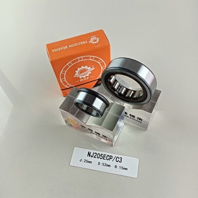 Rameau à rouleaux cylindriques en une rangée de 25*52*15 mm pour lubrifier la graisse ou l'huile lubrifiée