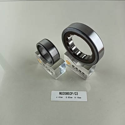NU/NJ/NF208ECP roulement à rouleaux cylindriques 40*80*18 mm pour l'industrie pharmaceutique