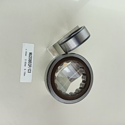 NU/NJ/NF208ECP roulement à rouleaux cylindriques 40*80*18 mm pour l'industrie pharmaceutique