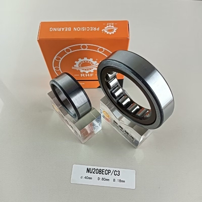 NU/NJ/NF208ECP roulement à rouleaux cylindriques 40*80*18 mm pour l'industrie pharmaceutique