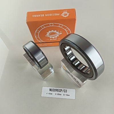 Rameau à rouleaux cylindriques à une rangée unique de 45*85*19 mm NU/NJ/NF209ECP pour machines lourdes