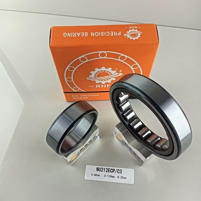 Longue durée de vie NU/NJ/NF212ECP roulement à rouleaux cylindriques de 60*110*22 mm avec cage en acier dur