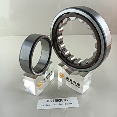 Longue durée de vie NU/NJ/NF212ECP roulement à rouleaux cylindriques de 60*110*22 mm avec cage en acier dur