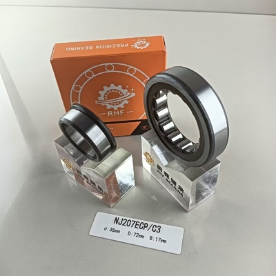 35*72*17mm NU/NJ/NF207ECP roulement à rouleaux cylindriques lubrifiés par graisse ou huile