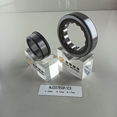 35*72*17mm NU/NJ/NF207ECP roulement à rouleaux cylindriques lubrifiés par graisse ou huile