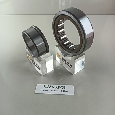 45*85*23mm NU/NJ/NF2209ECP Roulements à rouleaux cylindriques pour machines de construction