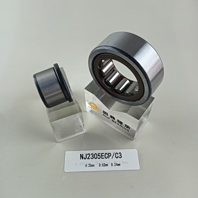 Rameau à rouleaux cylindriques de 25*62*24 mm NU/NJ/NF2305ECP avec structure cylindrique