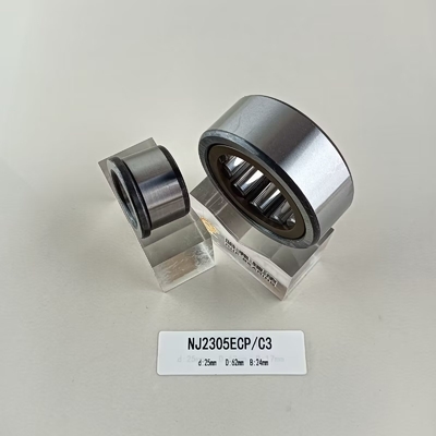Rameau à rouleaux cylindriques de 25*62*24 mm NU/NJ/NF2305ECP avec structure cylindrique