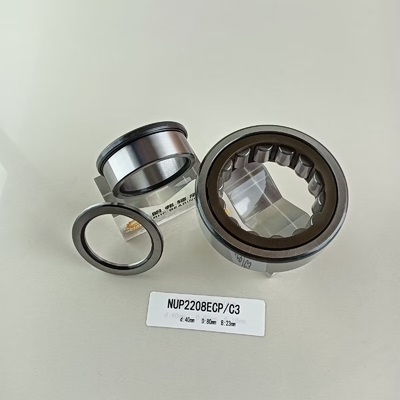 Rameau à rouleaux cylindriques en acier chrome Gcr15 NUP2208ECP pour applications lourdes