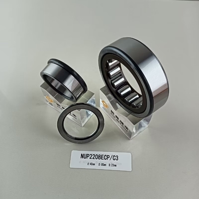 Rameau à rouleaux cylindriques en acier chrome Gcr15 NUP2208ECP pour applications lourdes