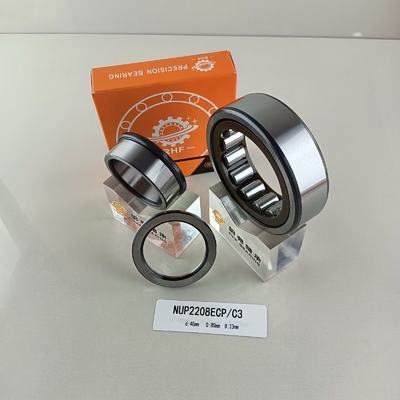 Rameau à rouleaux cylindriques en acier chrome Gcr15 NUP2208ECP pour applications lourdes