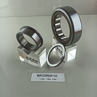 NUPF2209ECP roulement à rouleaux cylindriques 45*85*23 mm pour graisse lubrifiante ou huile lubrifiée