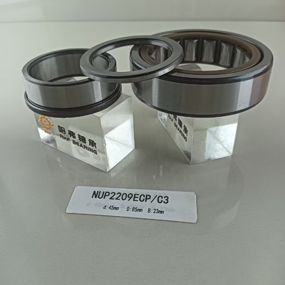 NUPF2209ECP roulement à rouleaux cylindriques 45*85*23 mm pour graisse lubrifiante ou huile lubrifiée